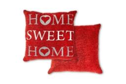 Home Sweet Home Cushion Cover in Burnt Orange Orange Orange