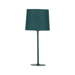 Colours - Dark Green 40cm Table Lamp with Fabric Shade