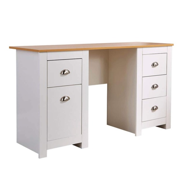 Computer Desk Study Table Home Office Workstation Furniture White