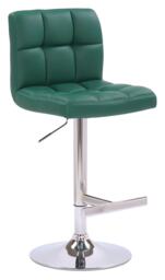 Allegro Breakfast Bar Stool, Height Adjustable Swivel Gas Lift, Kitchen Bar & Home Barstool Green
