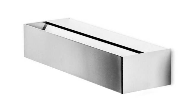 Lia LED Up & Down Small Wall Light Satin Nickel