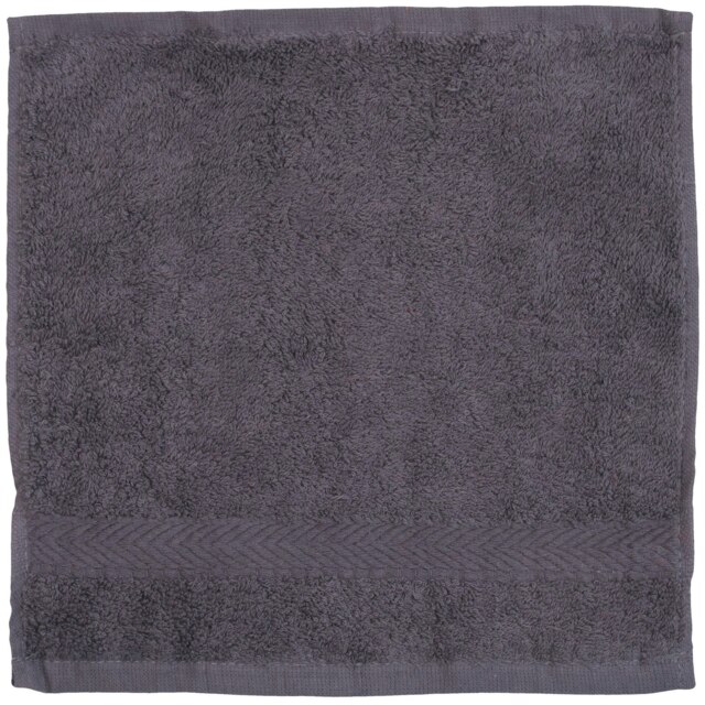 Towel City Luxury Range 550 GSM - Face Cloth / Towel (30 X 30 CM) - Steel Grey - One Size