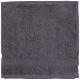 Towel City Luxury Range 550 GSM - Face Cloth / Towel (30 X 30 CM) - Steel Grey - One Size