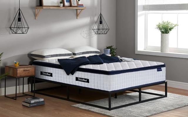 SleepSoul Luna 1500 Ortho Pillow Top Mattress Single White Single 1