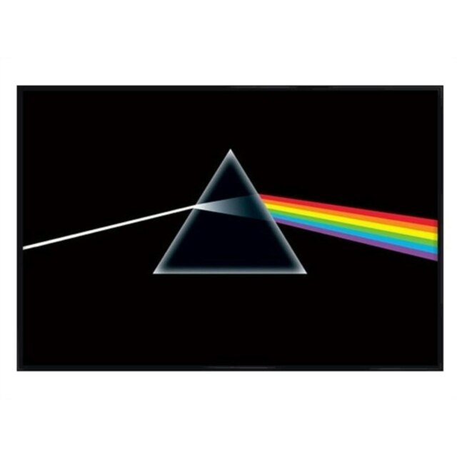 Gloss Black Framed The Dark Side of The Moon Maxi Poster Multi