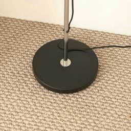 ValueLights Orion Black Father Son Upright and Side Adjustable Floor Lamp and LED Bulb Black