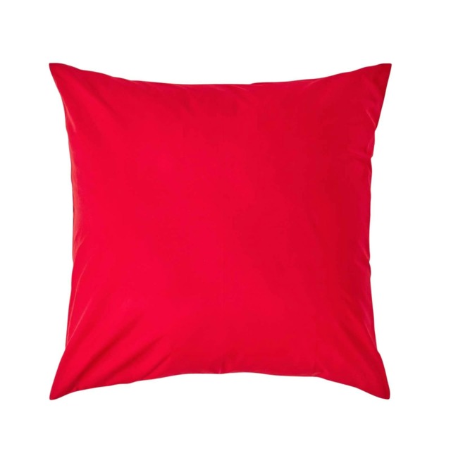 Homescapes Red European Size Egyptian Cotton Pillowcase 200 TC - 80 x 80 cm