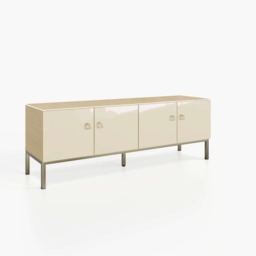 Frank Olsen Furniture LYRA TV CABINET ALABASTER White Antique White 1