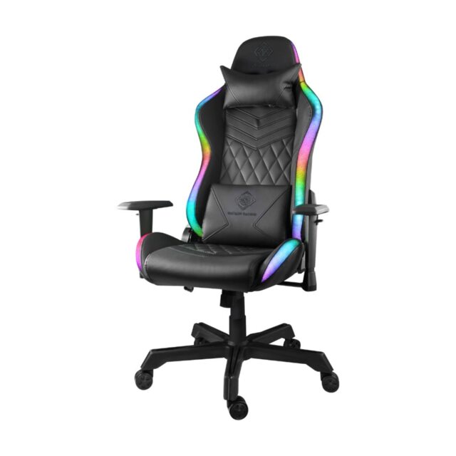 Deltaco Gaming DC410 RGB Gaming Chair with RGB Lighting - Black