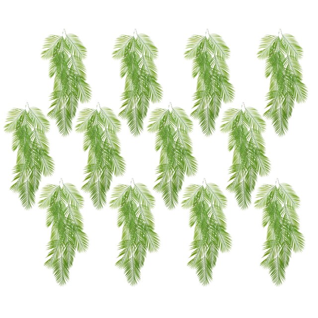 Pack of 12 x 120cm Artificial Hanging Palm Plant