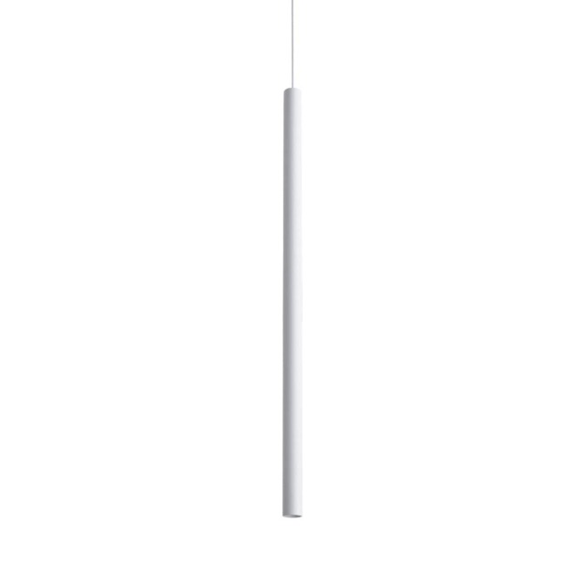 Look 70cm Slim Pendant Ceiling Light White 1x LED 1000lm 3000K