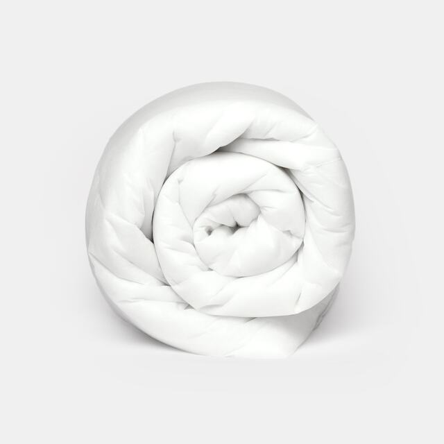 OHS Essentials 10.5 Tog Duvet Quilt All Seasons Summer Winter White Single