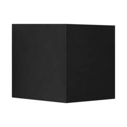 Nordlux Milda Outdoor Wall Light Black Aluminium Sensor Intergrated LED Weatherproof - Mains Powered, IP44 Black Black