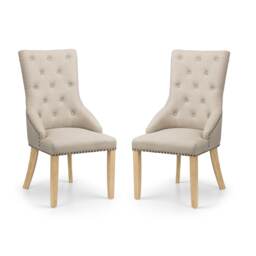 Windsor Premium Button Back Dining Chairs - Set of 2