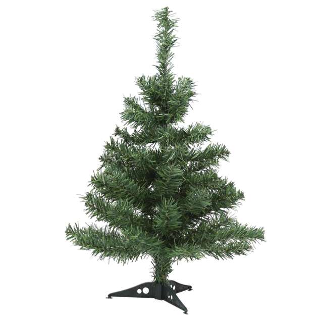 Harbour Housewares Artificial Fir Christmas Tree - 60cm - Green