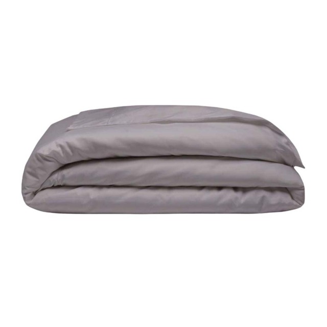 Belledorm 400 Thread Count Egyptian Cotton Oxford Duvet Cover Grey Pewter King 1