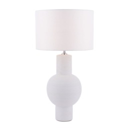 Meredith White Ceramic Table Lamp