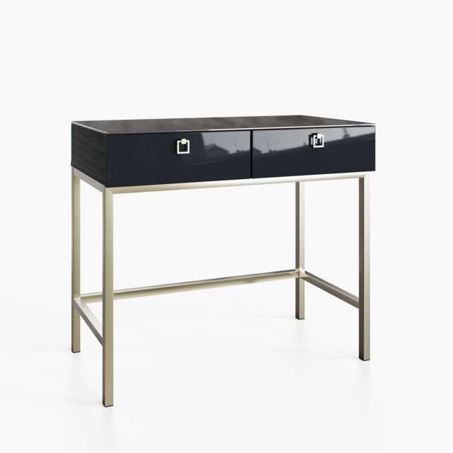 Frank Olsen Furniture Lyra Console table in Midnight Onyx Black Midnight Black 1