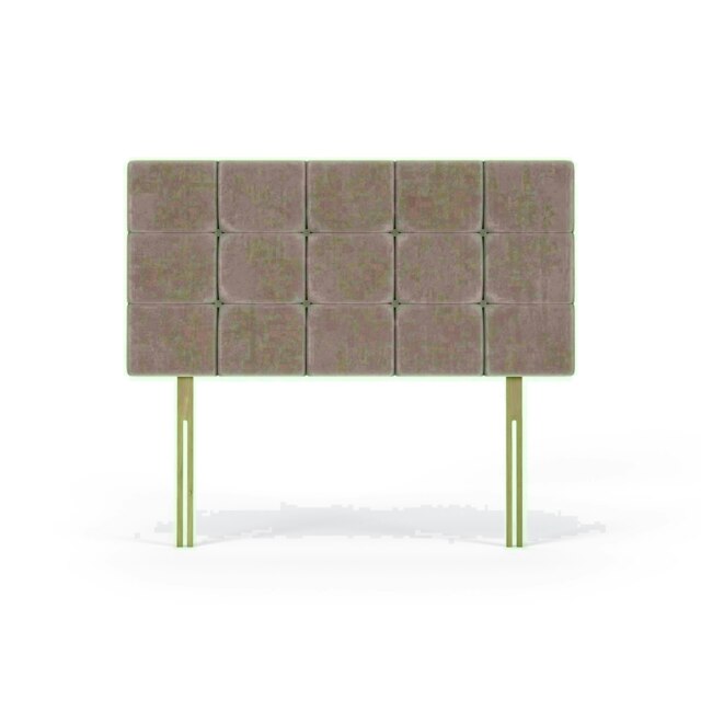 Pearl Mink Naples Velvet Headboard King Size Multi