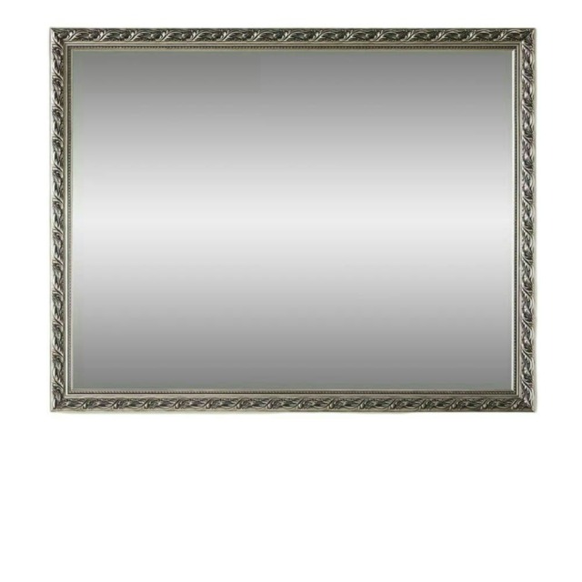 Harlington Antique Rectangular Wall Mirror Silver H 120cm x L 95cm 1