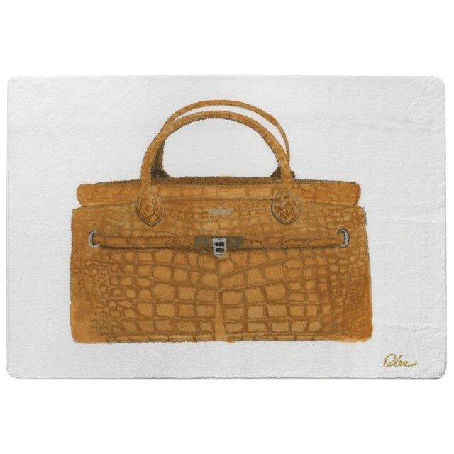 Stylish Brown Bag Rug Multi