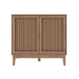 Bordeaux Small Sideboard - MDF - L39.4 x W84.2 x H78.2 cm - Oak Brown