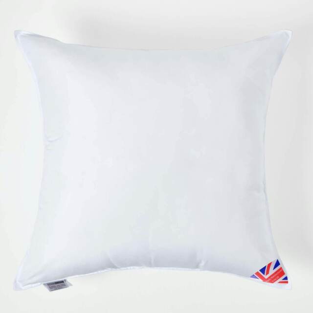"Homescapes Luxury Super Microfibre Cushion Pad Insert Inner 80 x 80 cm (32 x 32 inches) White 80 x 80 cm (32 x 32"")"