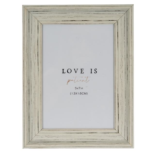 Hill Interiors Alba Single Photo Frame White White One Size 1