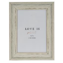 Hill Interiors Alba Single Photo Frame White White One Size 1