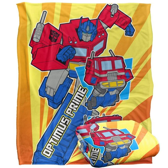 Transformers Optimus Prime Blanket - White - One Size