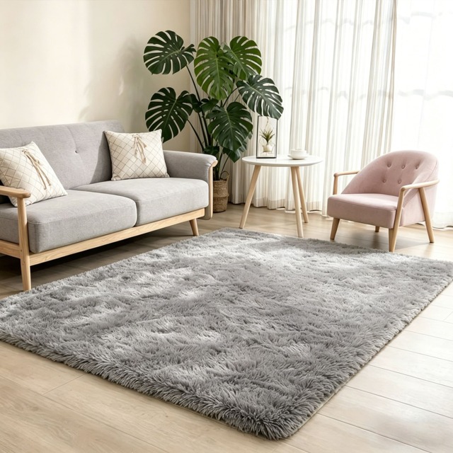 Faux Fur Extra LargeRectangular Area Rug Ultra-soft Fluffy Carpet 240x340cm