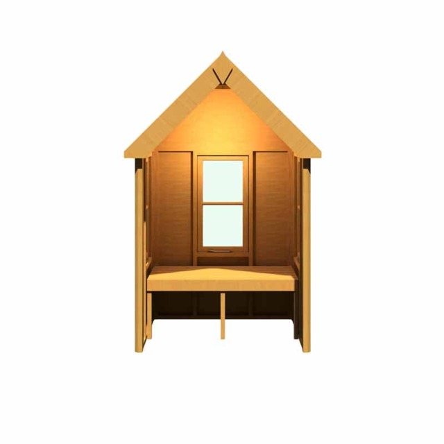Almarie Pressure Treated Arbour - L100.6 x W130.6 x H221.4 cm