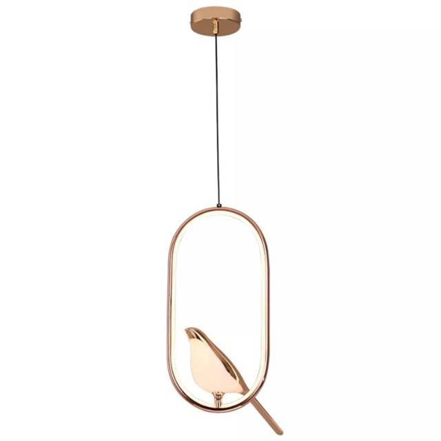 Acrylic Bird Chandelier LED Gold Pendant Light Ceiling Lamp 3 Colors Light
