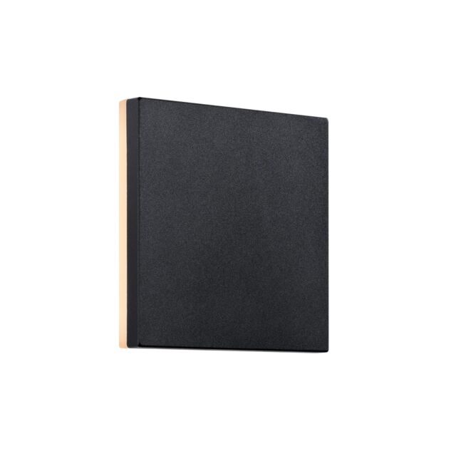 Nordlux Artego Outdoor Wall Light Black Aluminium Sensor Intergrated LED 20,000hrs - Mains Powered, IP54 Black Black