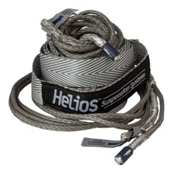 Helios Suspension - Ultralight Strong Adjustable Hammock Suspension Kit Grey Grey One Size 1