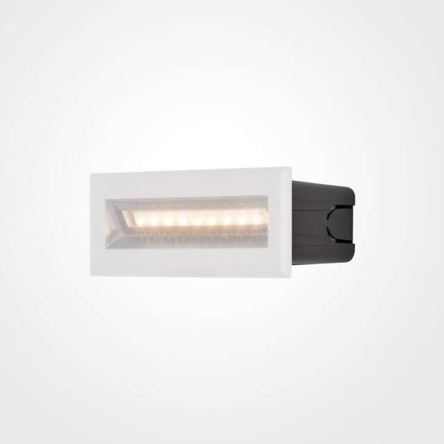 Maytoni Bosca Outdoor Recessed Wall Lamp White, 13.7cm, 3000K IP65
