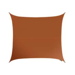 3.6m Square Waterproof Terracotta Sun Shade Sail