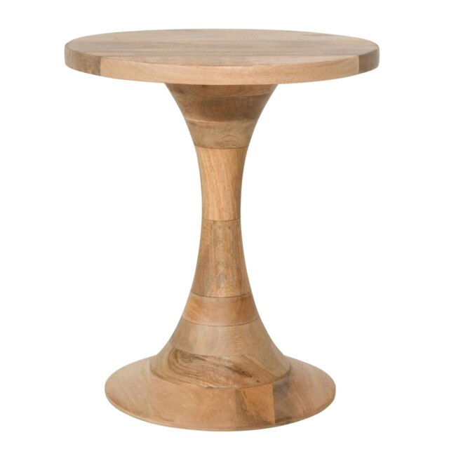 Valor Mango Wood Round Side Table