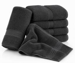 Nod Off 500GSM Egyptian Ring Spun Cotton Bath Sheet 80x140cm Charcoal Pack of 2
