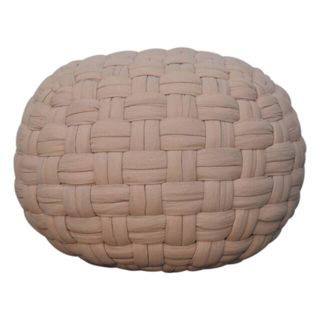 Artisan Furniture Tube Pouffe Cream
