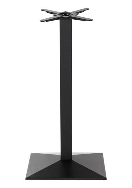 Black cast iron pyramid rectangular table base Single Pedestal 1050mm Black