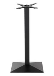 Black cast iron pyramid rectangular table base Single Pedestal 1050mm Black