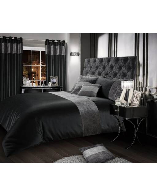 Intimates Crushed Velvet Duvet Cover & Pillowcase Set