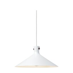 Nordlux Dorina Indoor Pendant Light White Metal E27 Wood - Mains Powered, IP20