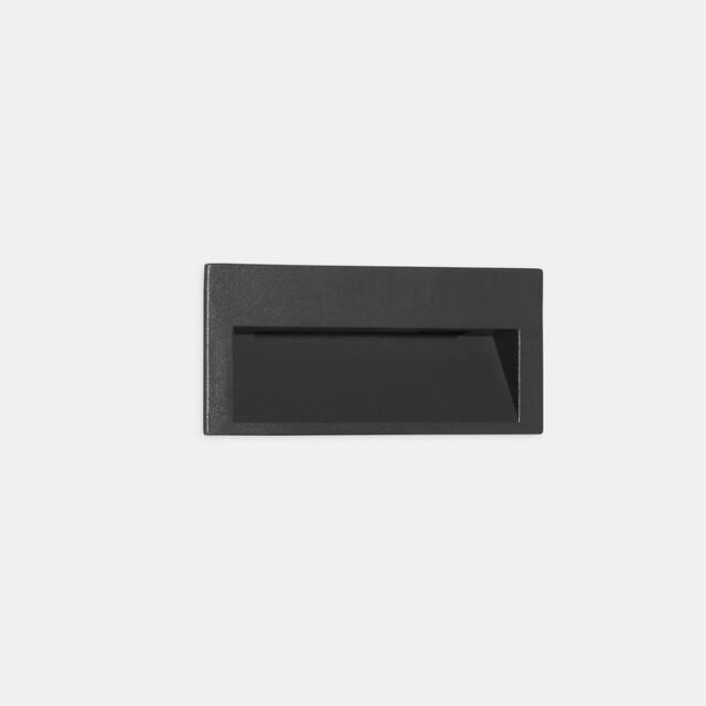 Tiny Outdoor LED Recessed Wall Light Small Urban Grey IP65 1.9W 3000K