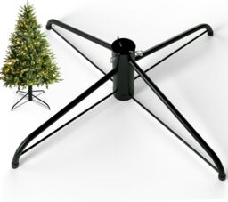 Green 50cm Christmas Tree Stand Base Artificial Trees Up to 7ft Stable Durable Screw