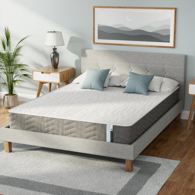 Summerby Sleep No. 9 Three Zone Memory Foam and Coil Spring Hybrid Mattress, Single 90 x 190cm