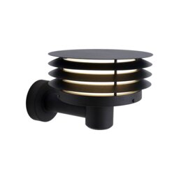 Nordlux Cirella Outdoor Wall light Black Metal Solar E27 Sensor Coastal/Marine Safe - Mains Powered, IP54