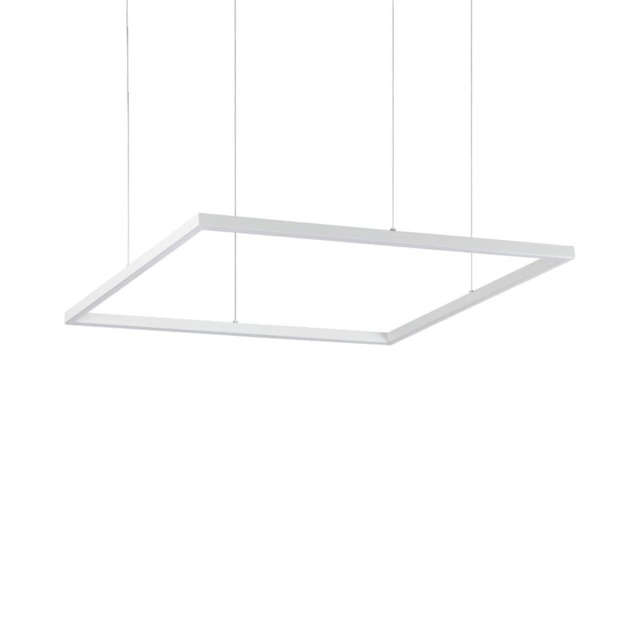 Oracle Slim Non Dim Decorative Square Integrated Pendant Light White, 3000K, 41W
