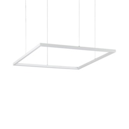 Oracle Slim Non Dim Decorative Square Integrated Pendant Light White, 3000K, 41W